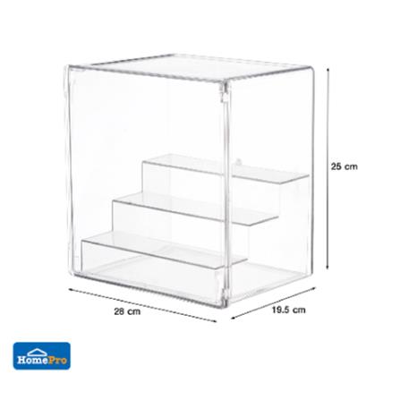 MODEL DISPLAY STAND BOX STACKO 28X19.5X25CM CLEAR