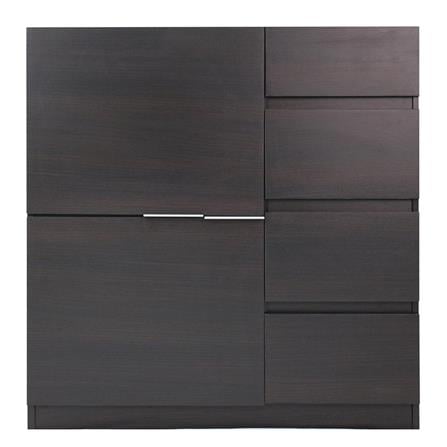 MULTIFUNCTIONAL CABINET LUVORA KOMMODE LVR0035 DARK BROWN [EXCLUSIVE FROM HOMEPRO THAILAND]