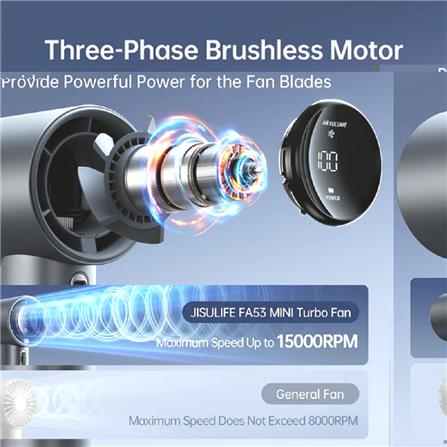 JISULIFE HANDHELD FAN PRO1 FA53-PK PINK