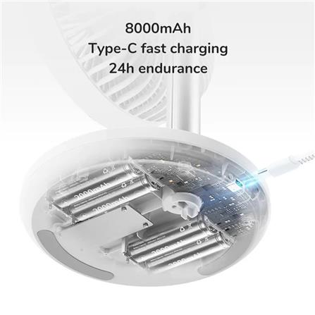 JISULIFE TABLE FAN LIFE7 FA13P WHITE