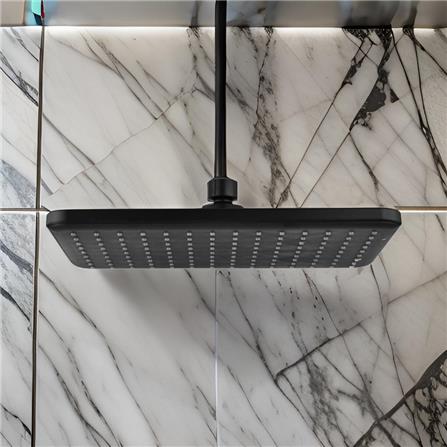 SORENTO SHOWER HEAD 28.8X18.8CM SRTSH2626-BL BLACK