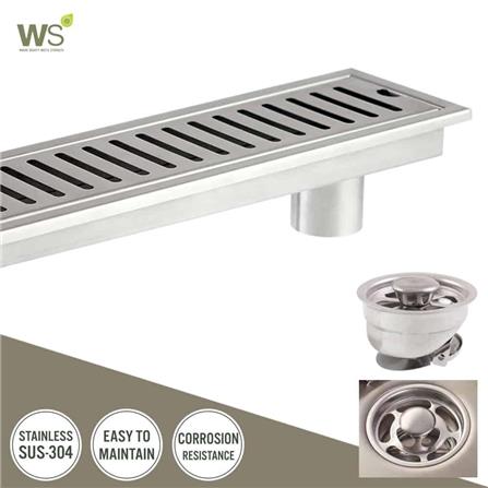 WS TRAP RAIL FLOOR DRAIN TSD-800 80CM