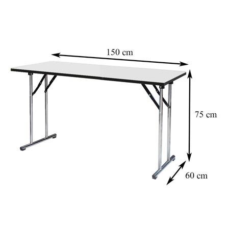 MULTIPURPOSE TABLE SURE E1 60X150CM WHITE [EXCLUSIVE FROM HOMEPRO THAILAND]