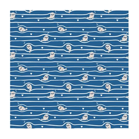MOYA SHOWER CURTAIN ACS24229A BLUE 180X180CM
