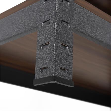 3-TIER SHELVING UNIT FURDINI ZIR BLACK/DARK WOOD [EXCLUSIVE FROM HOMEPRO THAILAND]