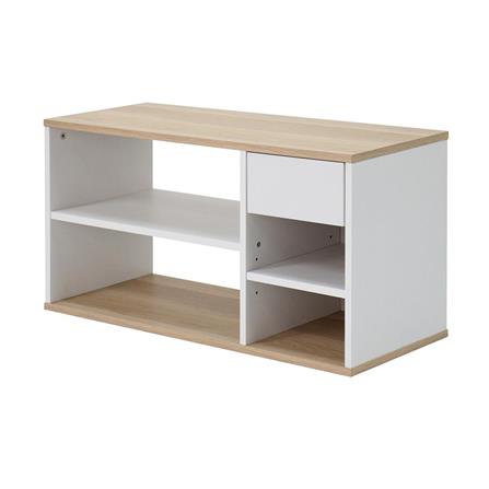 SHOE RACK LUVORA SCHUHREAL LVR0040 80CM WHITE/OAK [EXCLUSIVE FROM HOMEPRO THAILAND]