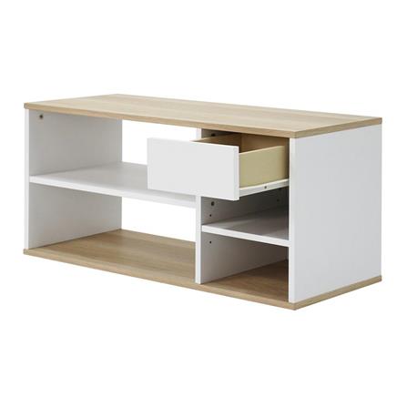 SHOE RACK LUVORA SCHUHREAL LVR0040 80CM WHITE/OAK [EXCLUSIVE FROM HOMEPRO THAILAND]