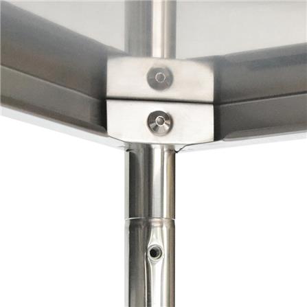 3-TIER SHELVING UNIT QLINE MS-706 STAINLESS STEEL [EXCLUSIVE FROM HOMEPRO THAILAND]