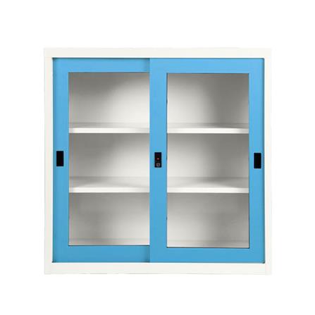 CABINET STEEL MIRROR DOOR KIOSK SGD-3 DG/BO BLUE [EXCLUSIVE FROM HOMEPRO THAILAND]