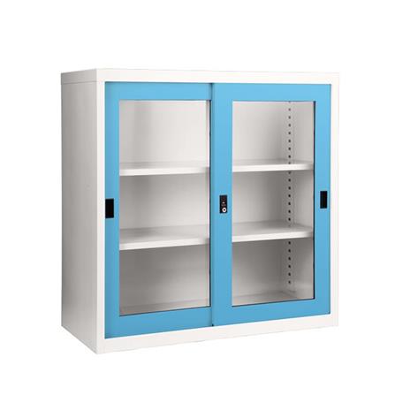 CABINET STEEL MIRROR DOOR KIOSK SGD-3 DG/BO BLUE [EXCLUSIVE FROM HOMEPRO THAILAND]