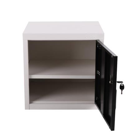 STEEL CABINET WITH SWING DOOR KIOSK UNI-1 BLACK [EXCLUSIVE FROM HOMEPRO THAILAND]