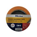 NITTO WASHI MASKING TAPE MULTI PURPOSE NO.7288 36MM X 50M YELLOW NT00012694