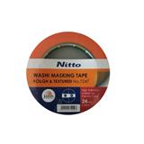 NITTO WASHI MASKING TAPE ROUGH & TEXTURED NO.7247 24MM X 50M ORANGE NT00012687