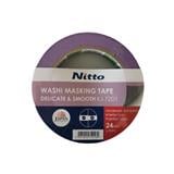 NITTO WASHI MASKING TAPE DELICATE & SMOOTH KJ-72D1 24MM X 50M PURPLE NT00012696