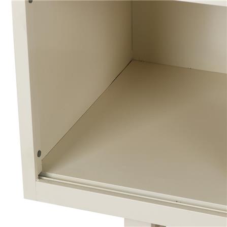 TV CABINET KIOSK LT-002 BL 132 cm WHITE/BLACK [EXCLUSIVE FROM HOMEPRO THAILAND]