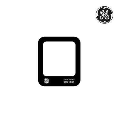 GE LED FLOODLIGHT 10W WARM WHITE BLACK SQUARE