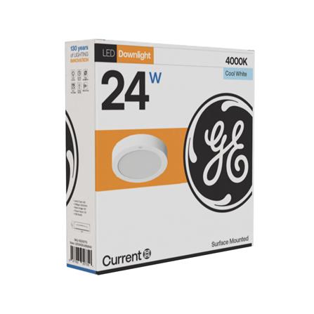 GE LED SURFACE DOWNLIGHT 24W COOL WHITE ROUND 8"
