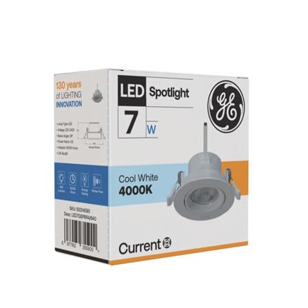 GE LED EYEBALL 7W COOL WHITE ROUND