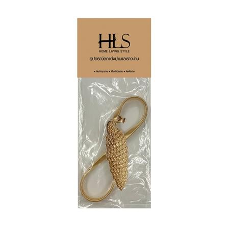 HLS CURTAIN TIE BACK PEACOCK GOLD