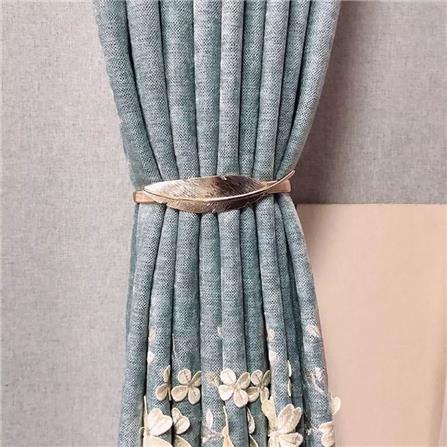 HLS CURTAIN TIE BACK FEATHER GOLD
