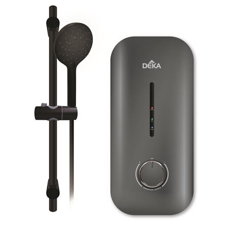 DEKA SHOWER HEATER AC PUMP WITH HAND SHOWER MIIZU 60 DARK GREY
