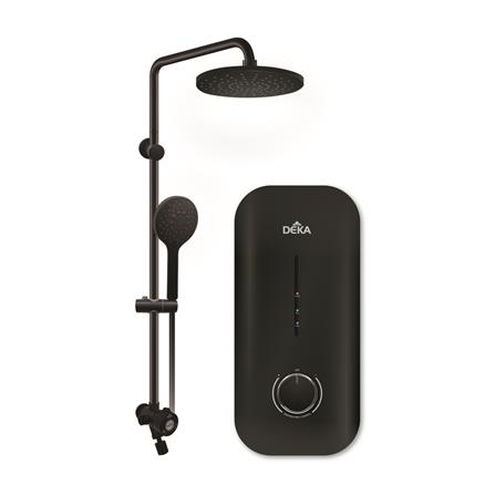 DEKA SHOWER HEATER AC PUMP WITH RAIN SHOWER MIIZU 60 MATT BLACK
