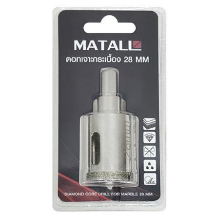 MATALL DIAMOND CORE DRILL FOR MARBLE 28MM