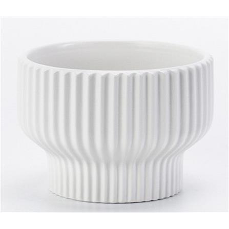 CL CERAMIC POT GQ130-WE H14.5CM WHITE