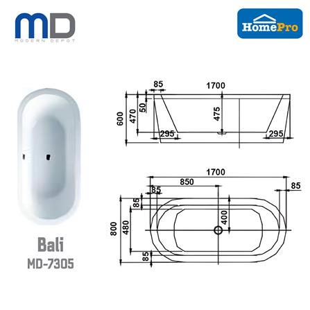 MD ARTISTIC BATHTUB  BALI MD-7305