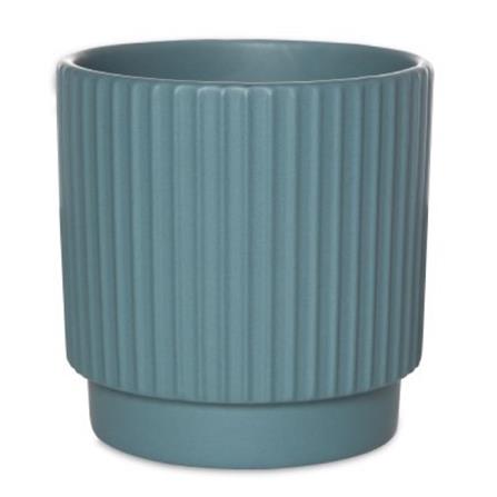 CL CERAMIC POT GQ133-BE H12.3CM BLUE