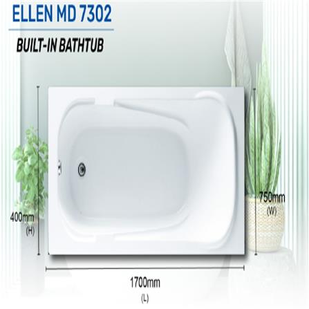 MODERN DEPOT EMPTY BATHTUB WITH NO PANEL (MD-7302 ELLEN)