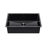 CABANA BUILT-IN KITCHEN JUMBO HONEYCOMB SINK CKS7847-BLACK 1BOWL 78CM WITH KITCHEN WATER TAP CB1530SS-BLACK