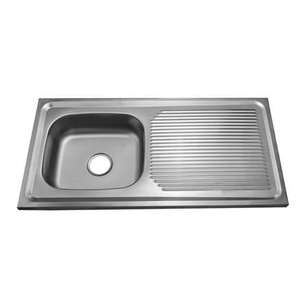 CABANA BUILT-IN KITCHEN TOP MOUNT SINK CKS1050 1BOWL 1DRAINER 100CM STAINLESS STEEL