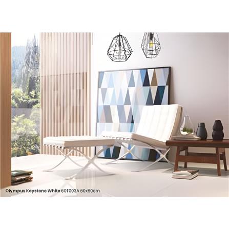 GUOCERA FLOORTILE 60X60CM OLYMPUS PEARL WHITE 60T002A 1.44M2