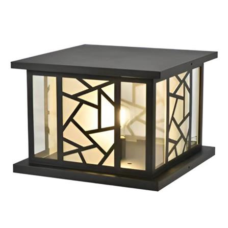BRIGHT OBJECTIVES OUTDOOR GATE LAMP 10908-350 E27 BLACK 35CM