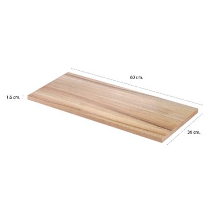 WOODEN SHELF 60X30X1.6CM STACKO LT ROMA