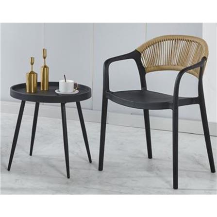 2-SEAT PATIO PP ROPE ET-5396 DC-5397PBLK