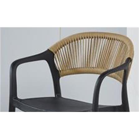 2-SEAT PATIO PP ROPE ET-5396 DC-5397PBLK