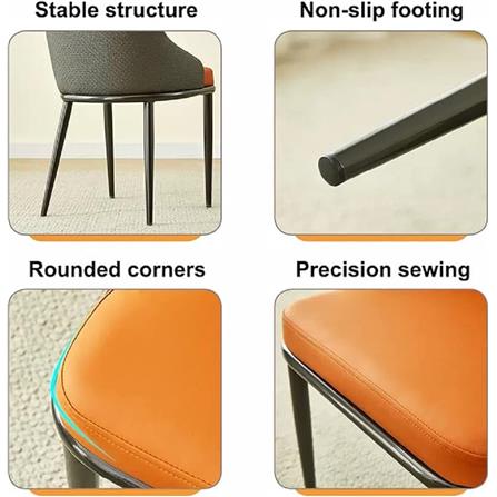 DINING CHAIR EDWD5249-FLGY GREY