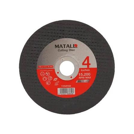 MATALL CUTTING DISC 4" 1.0MM