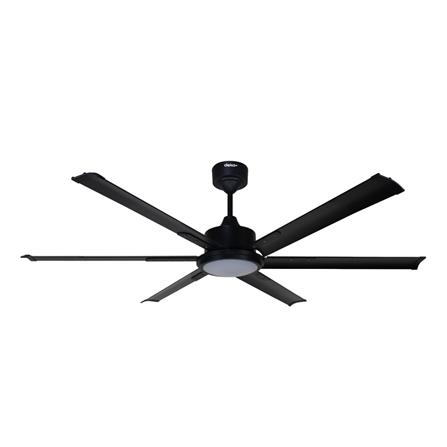 DEKA CEILING FAN COSTA 6B LED MATT BLACK 62"