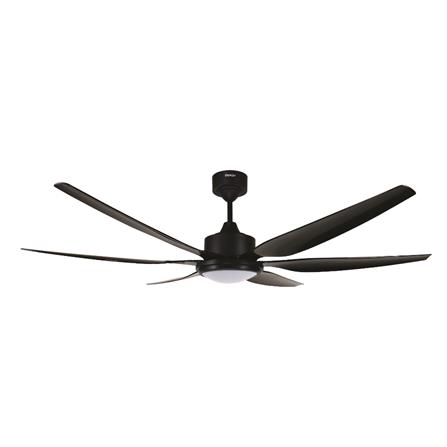 DEKA CEILING FAN NEON66 6B LED MATT BLACK 66"