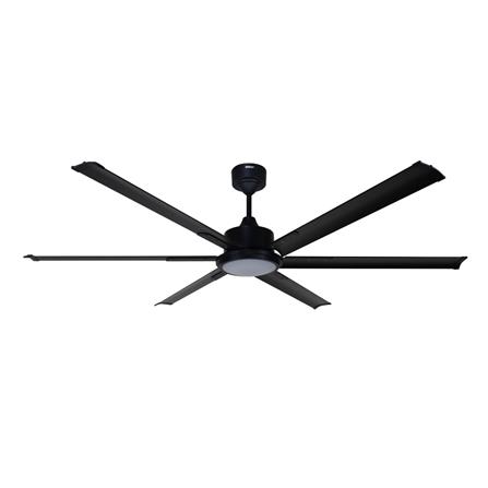 DEKA CEILING FAN COSTA 6B LED MATT BLACK 72"