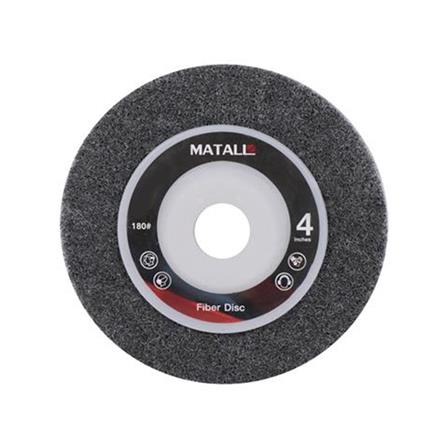 MATALL POLISHING DISC (FIBER) 4" 180-GRIT