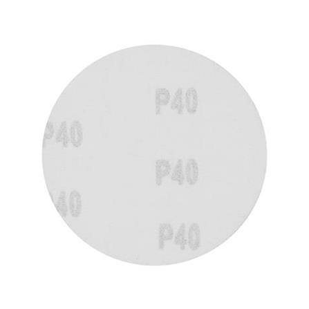 MATALL VELCO SANDING DISC (WITHOUT HOLE) 4" 40-G 5PCS/PCK