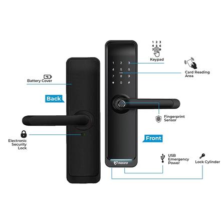 RAIZO DIGITAL DOOR LOCK R300 BLACK