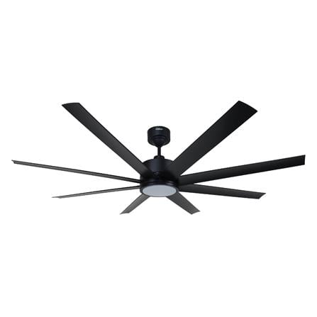DEKA CEILING FAN PRIME65 8B LED MATT BLACK 65"