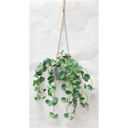 CL ARTIFICIAL HANGING VINE COPPERMONEY GRASS GP722 33CM