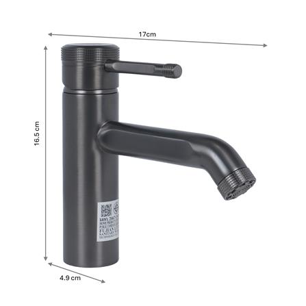 MOYA BASIN FAUCET 8001-1SC GUN METAL