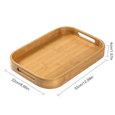 BAMBOO OVAL SERVING TRAY 33CM